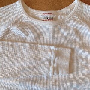 Lucky Brand Lived-In Thermal Soft White Men’s Large Long Sleeved T-shirt